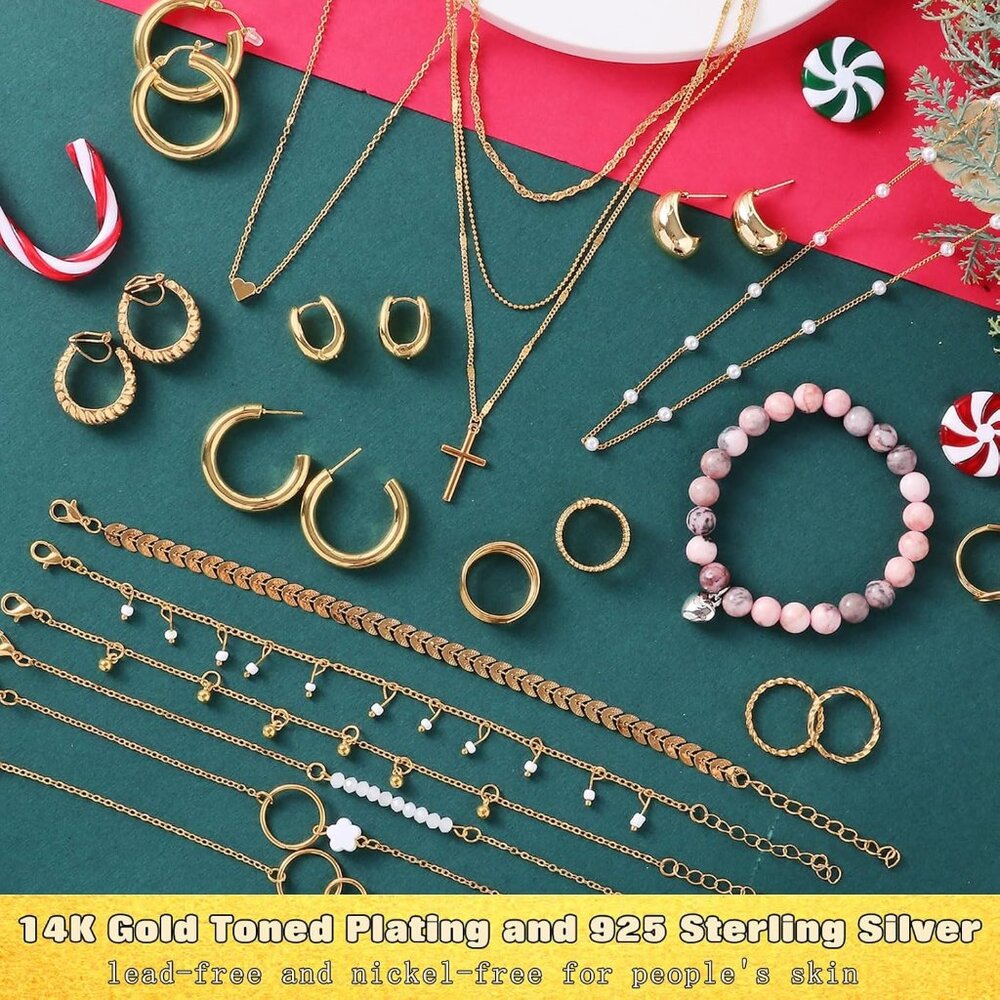 Advent Calendar Jewelry For Adult 24 Days Holiday Surprise Countdown With Neckla View 4